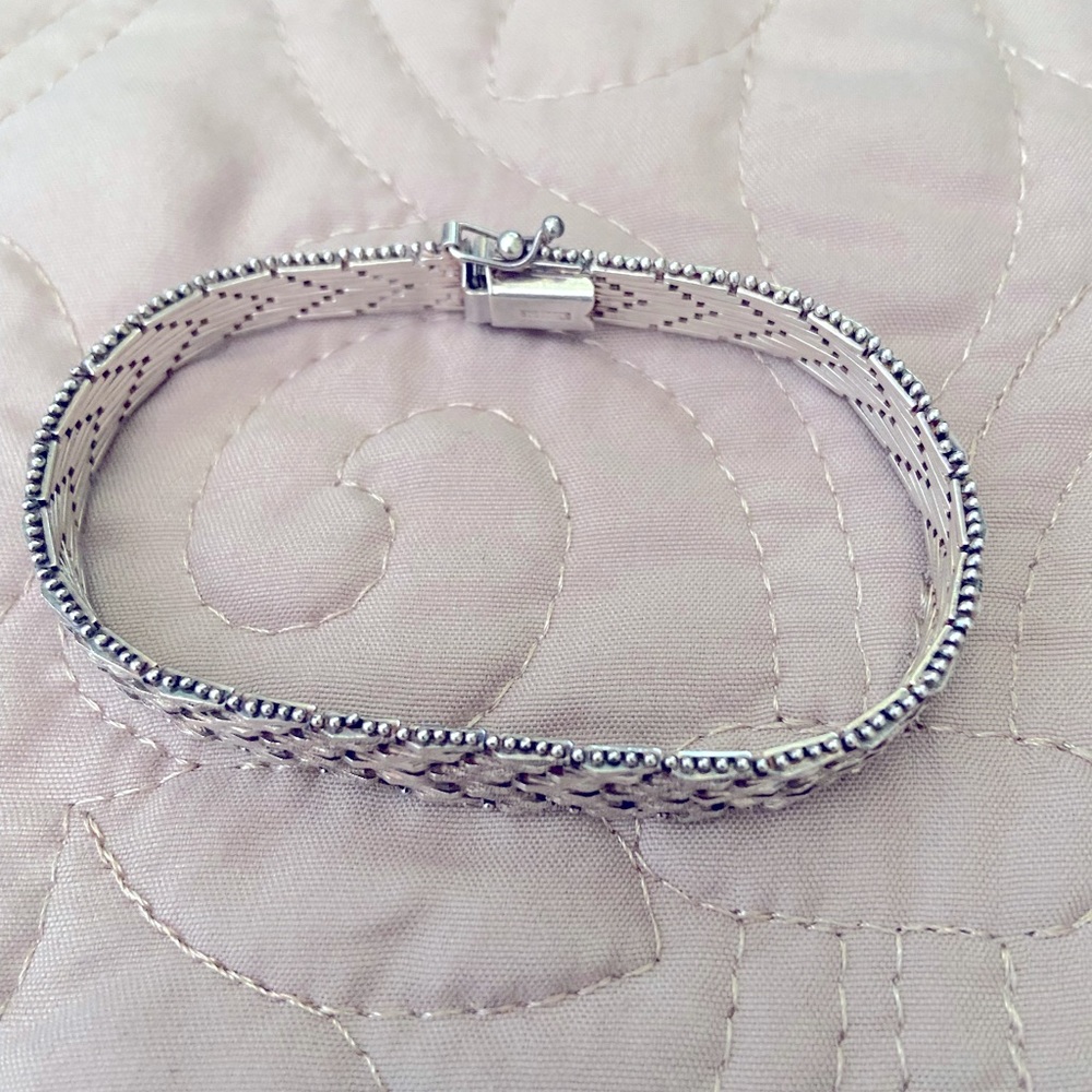 Sterling silver bracelet